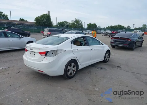 2013 Hyundai Elantra Gls z USA, uszkodzony, nr VIN 5NPDH4AE9DH346648